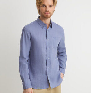 Мужская рубашка MAISON DAVID Артикул 3842637, голубовато-фиолетовый