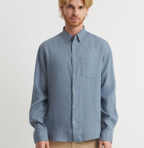 Мужская рубашка MAISON DAVID Артикул 4670875, серо-синий