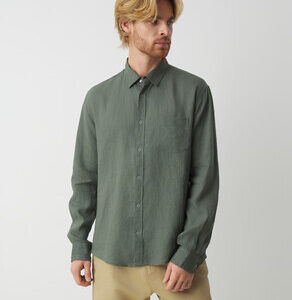 Мужская рубашка MAISON DAVID Артикул 4670979, темно-зеленый