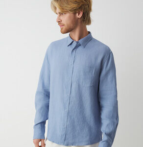 Мужская рубашка MAISON DAVID Артикул 4670987, небесно-голубой
