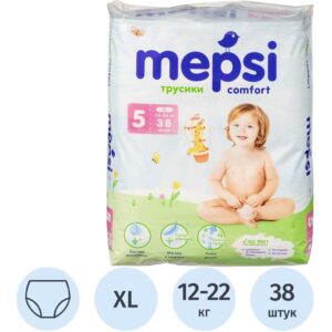 Подгузники Mepsi трусики 12-22 кг (38 шт)