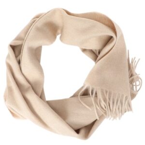 Шарф 170х30 см MAISON DAVID Camel hair shawl Артикул 3484174, светло-бежевый