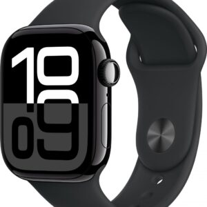 Смарт-часы Apple Watch Series 10 46 mm Jet Black Aluminum Case with Black Sport Band