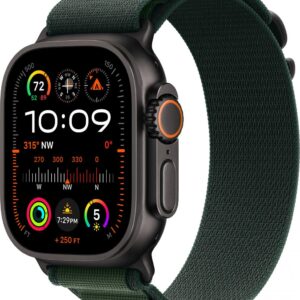 Смарт-часы Apple Watch Ultra 2 (2024) 49 mm Black Titanium Case with Dark Green Alpine Loop