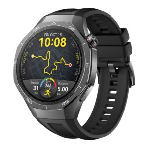 Смарт-часы Huawei Watch GT 5 Pro 46 mm Titanium, Fluoroelastomer Black
