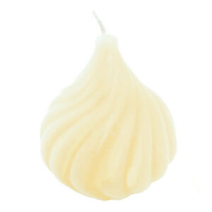 свеча Луковица 6,8х7,5см слоновая кость 7ч/г без аромата