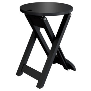 табурет складной ОСАКА 1 350х340х480мм черное дерево МДФ/ДСП/бук
