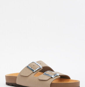 Женские шлепанцы BIO GREEN Артикул 4420233, коричневато-серый