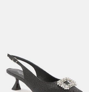 Женские туфли с открытой пяткой (слингбэк) TENDANCE Артикул 4370355, черный