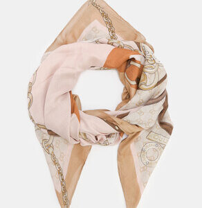 Женский платок 120x120 см. LIU∙JO FOULARD MANHATTAN 120X120 Артикул 4311177, бежевый